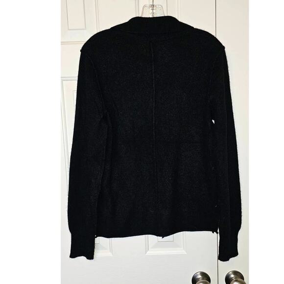 New Free People Paloma Button Cashmere Cardi $168 X-SMALL Black - Picture 3 of 4